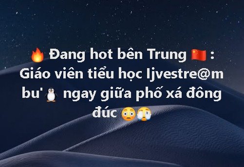 Hót nhất lúc này bên Trung Quốc…