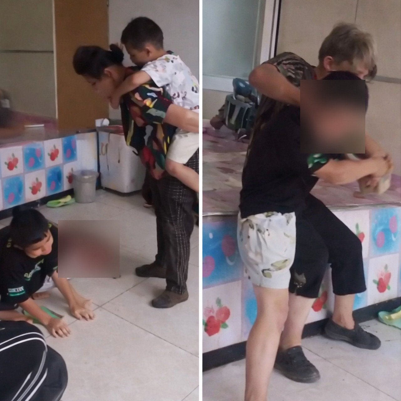 vụ cháu trai kẹp cổ bà nội tuv0ng 